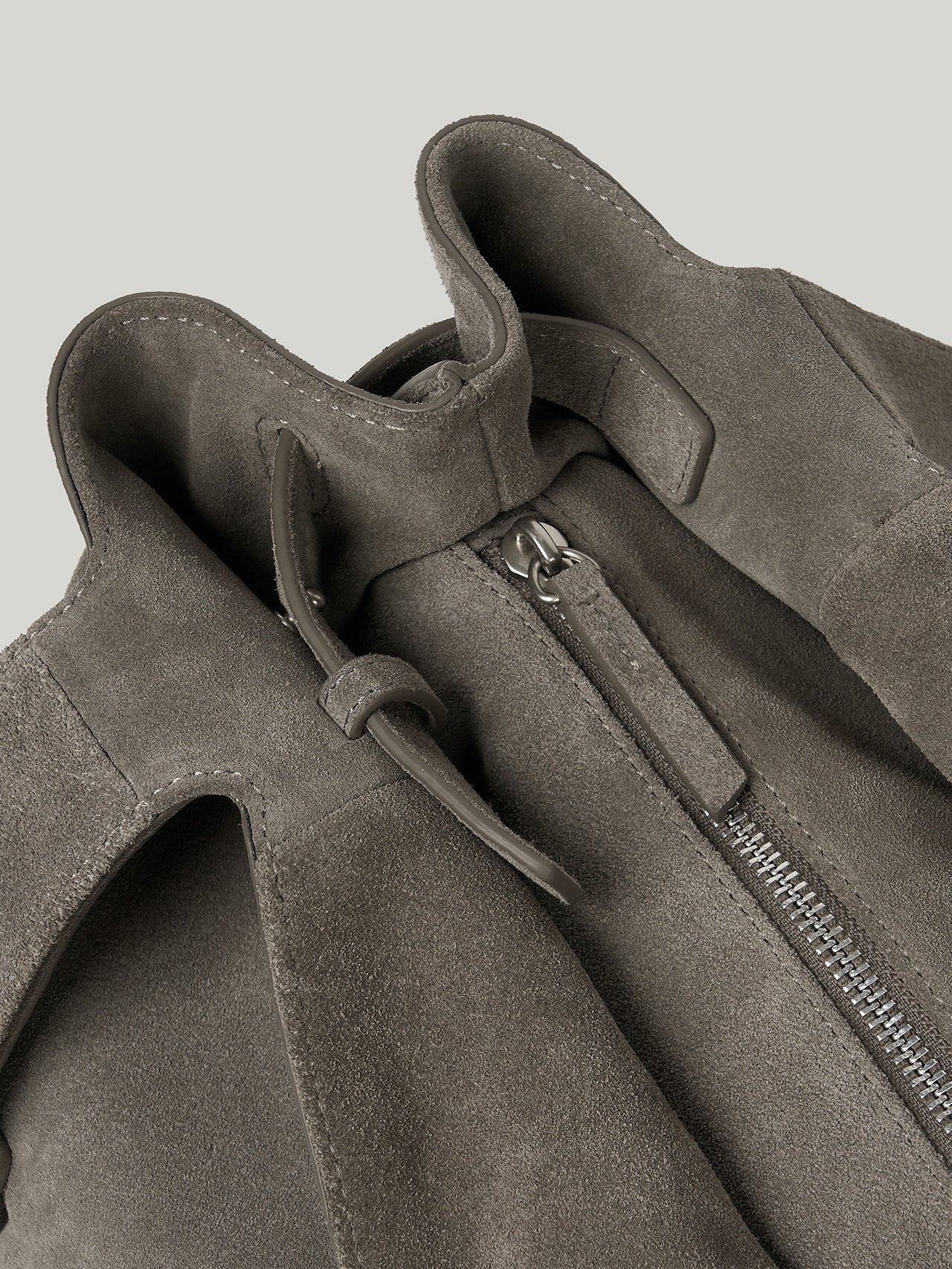 BRISE GRAND BAG suede grey