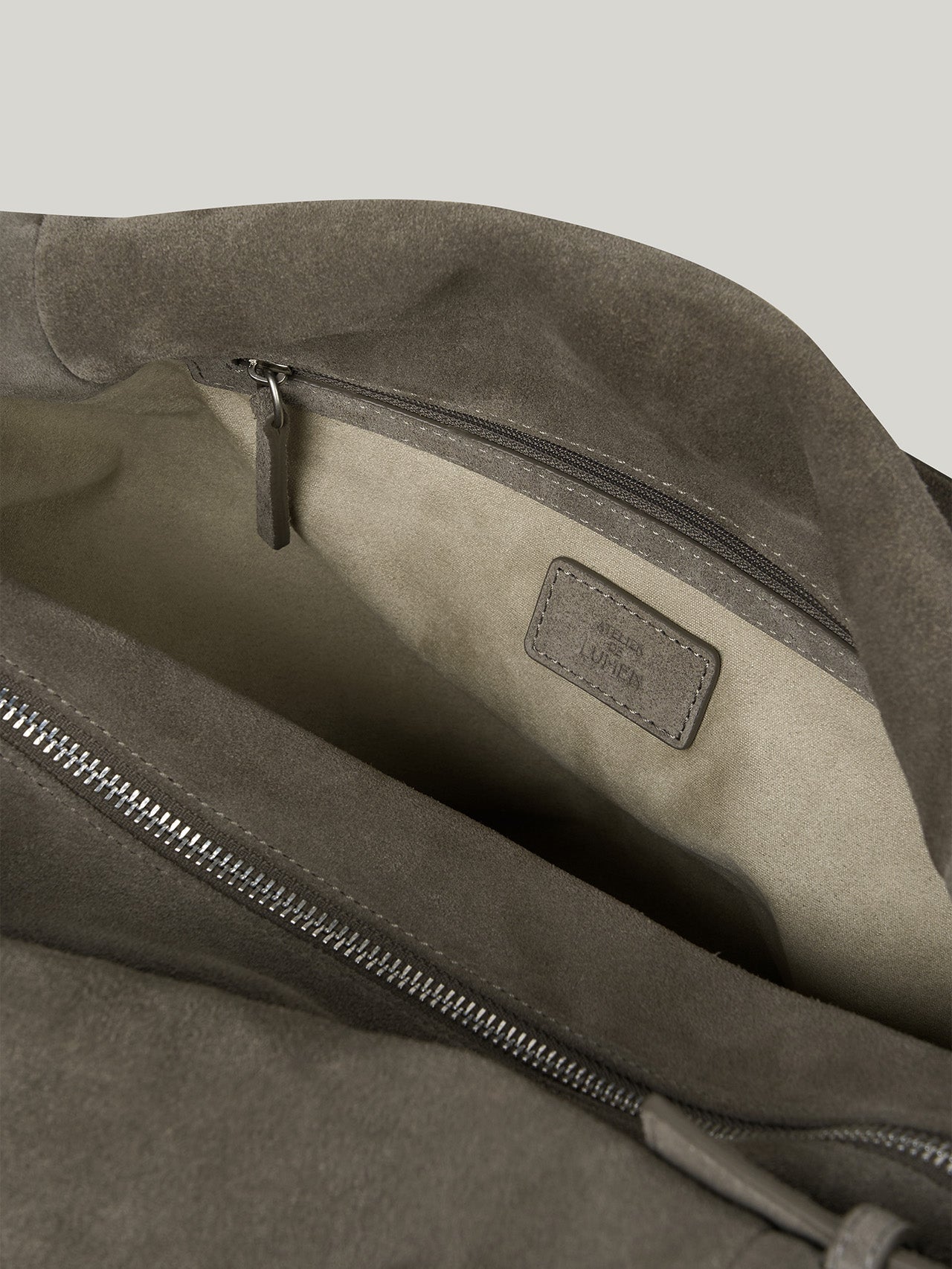 BRISE GRAND BAG suede grey