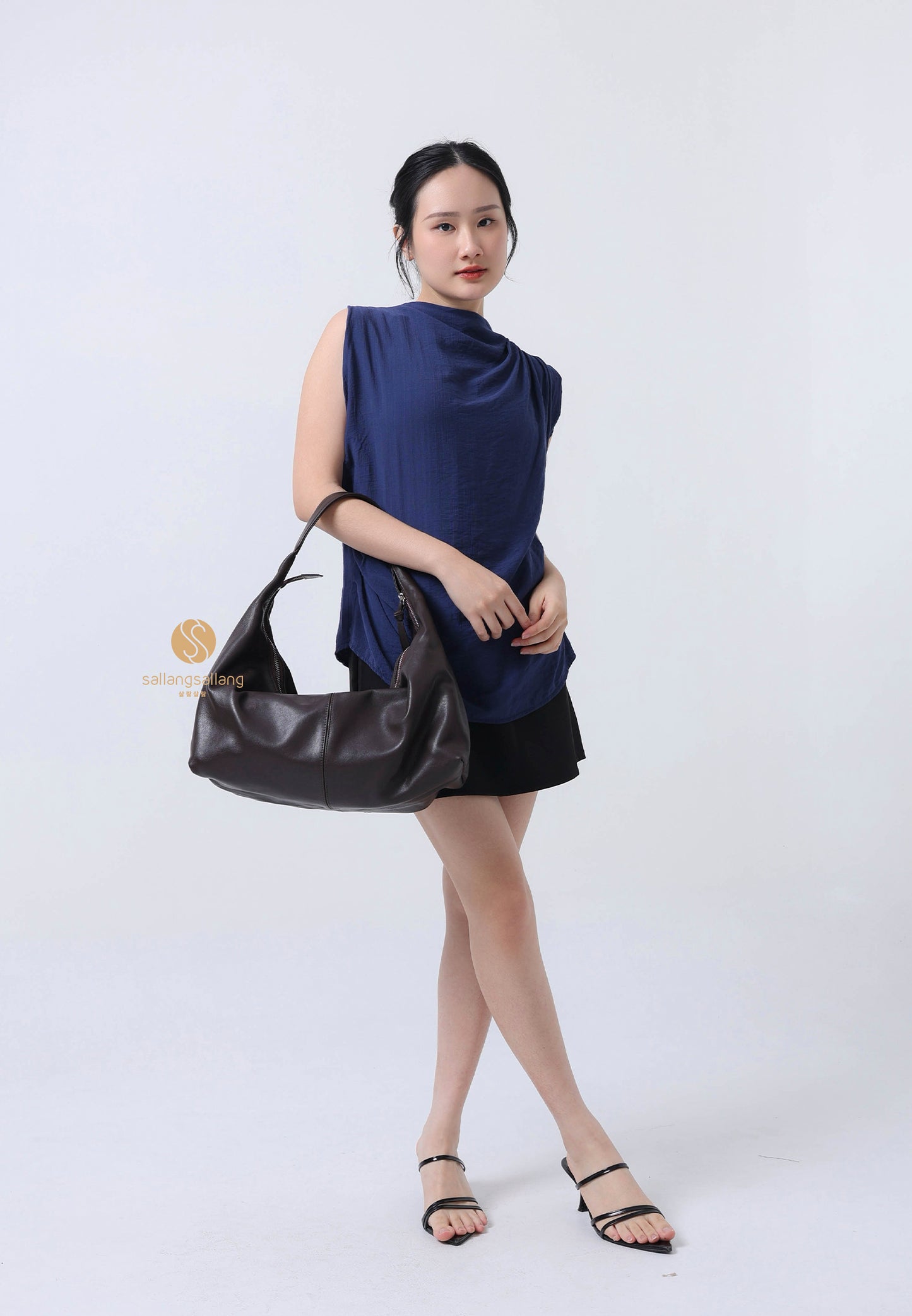 Swing Bag L Dark Brown