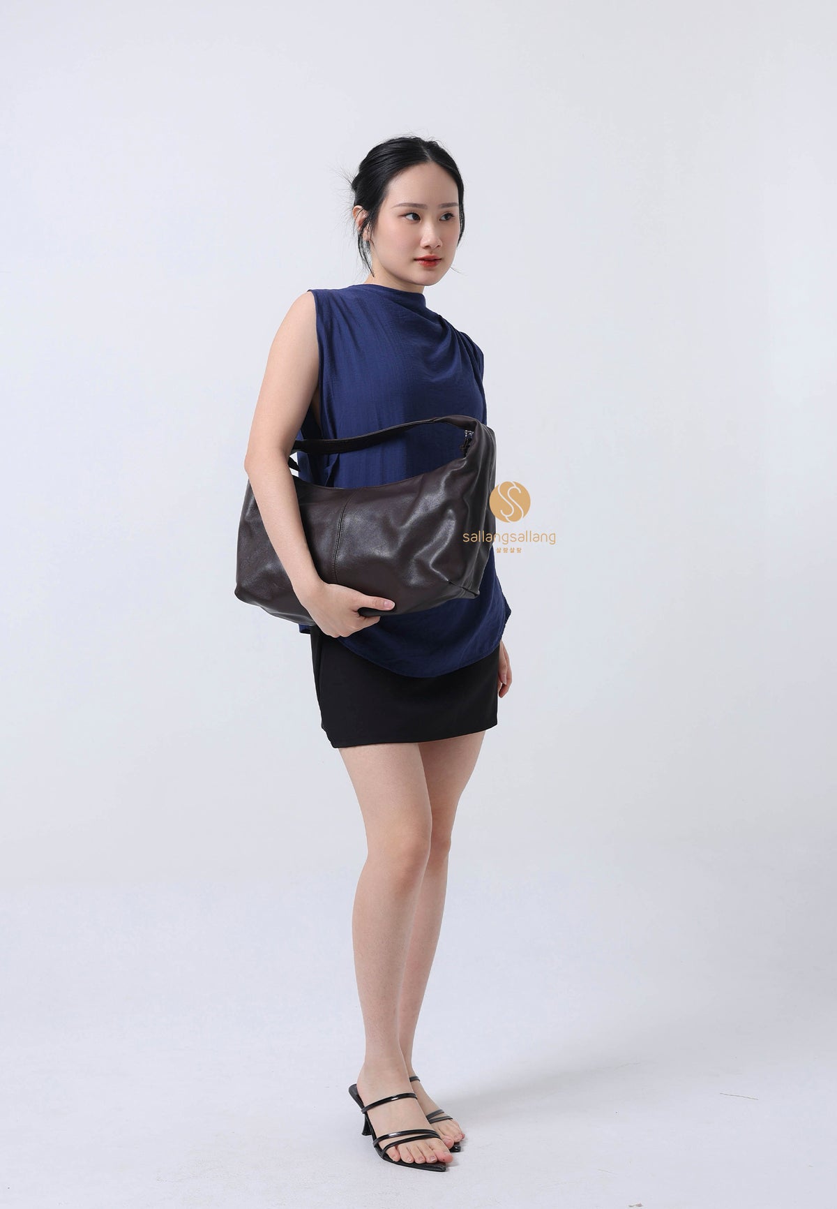 Swing Bag L Dark Brown