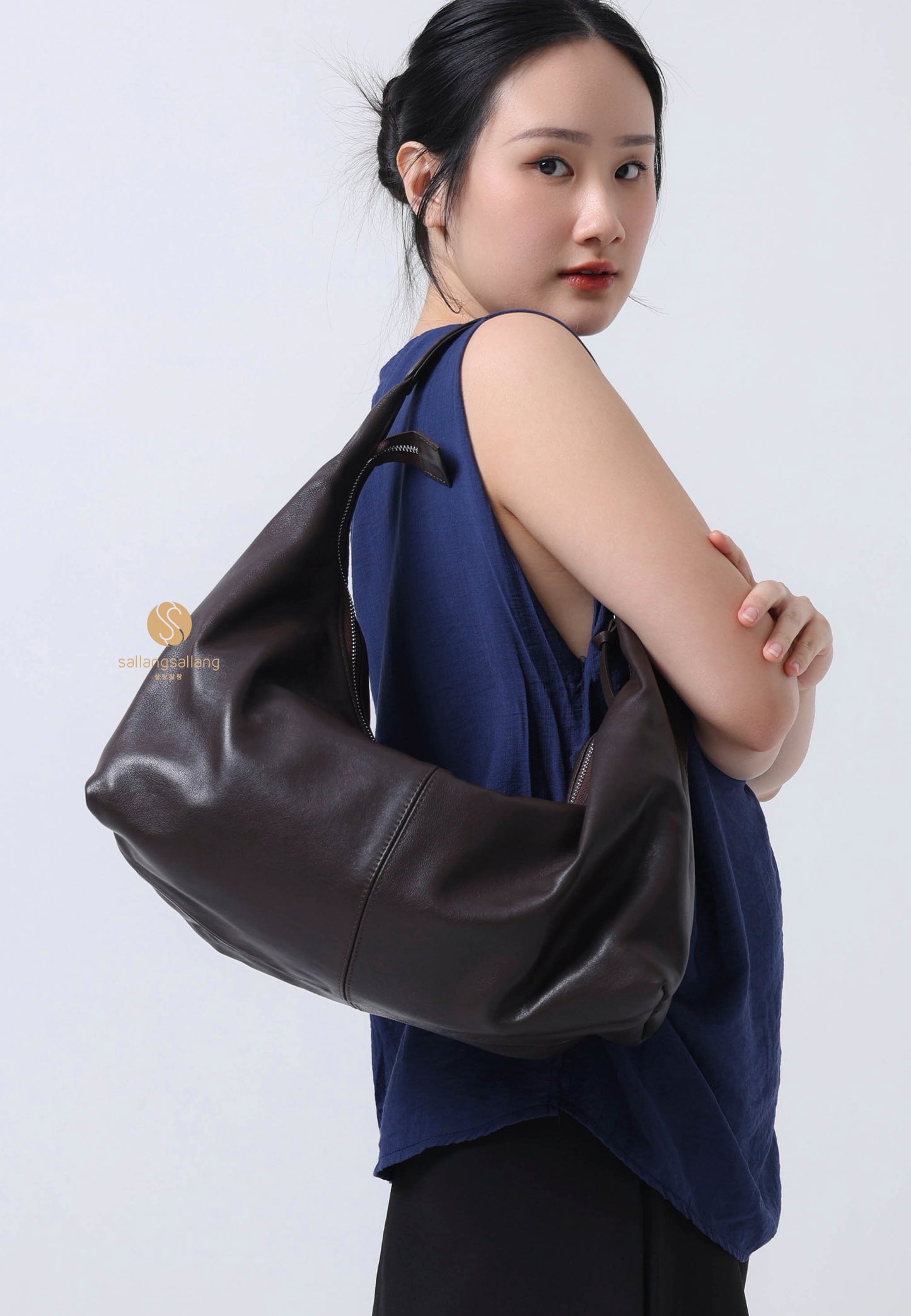 Swing Bag L Dark Brown