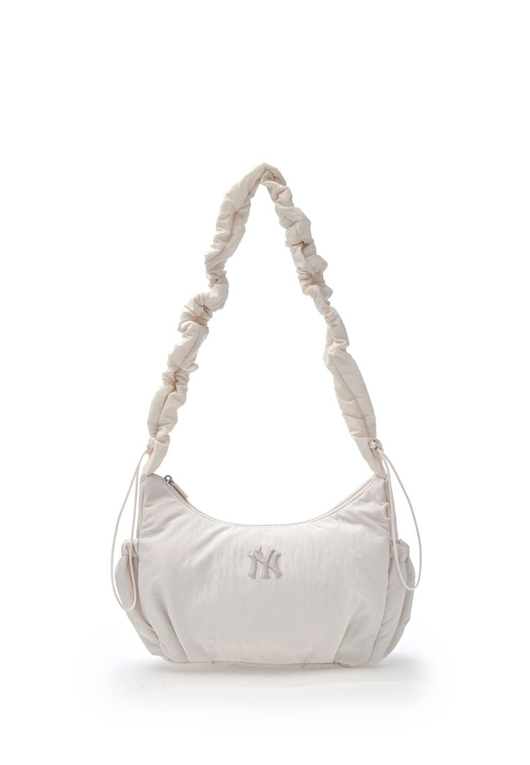 Basic Athleisure Hobo Bag NY Yankees Cream