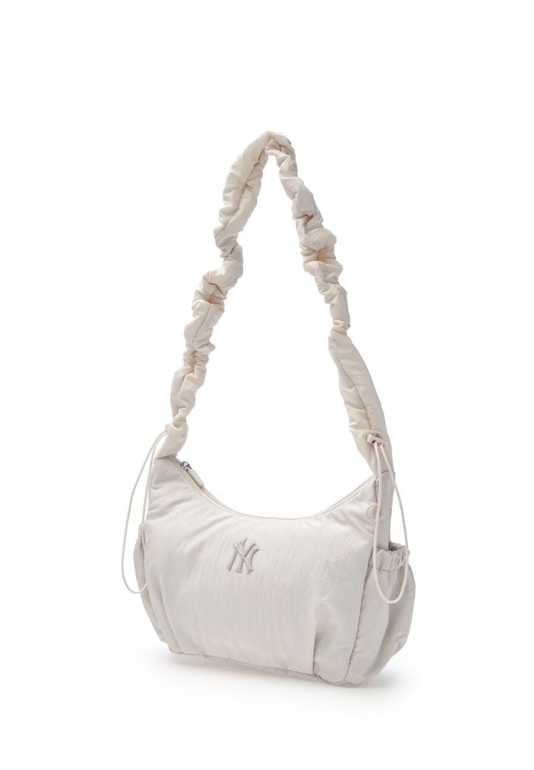 Basic Athleisure Hobo Bag NY Yankees Cream