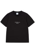 Basic Logo Woman Short Sleeve T-Shirt Black