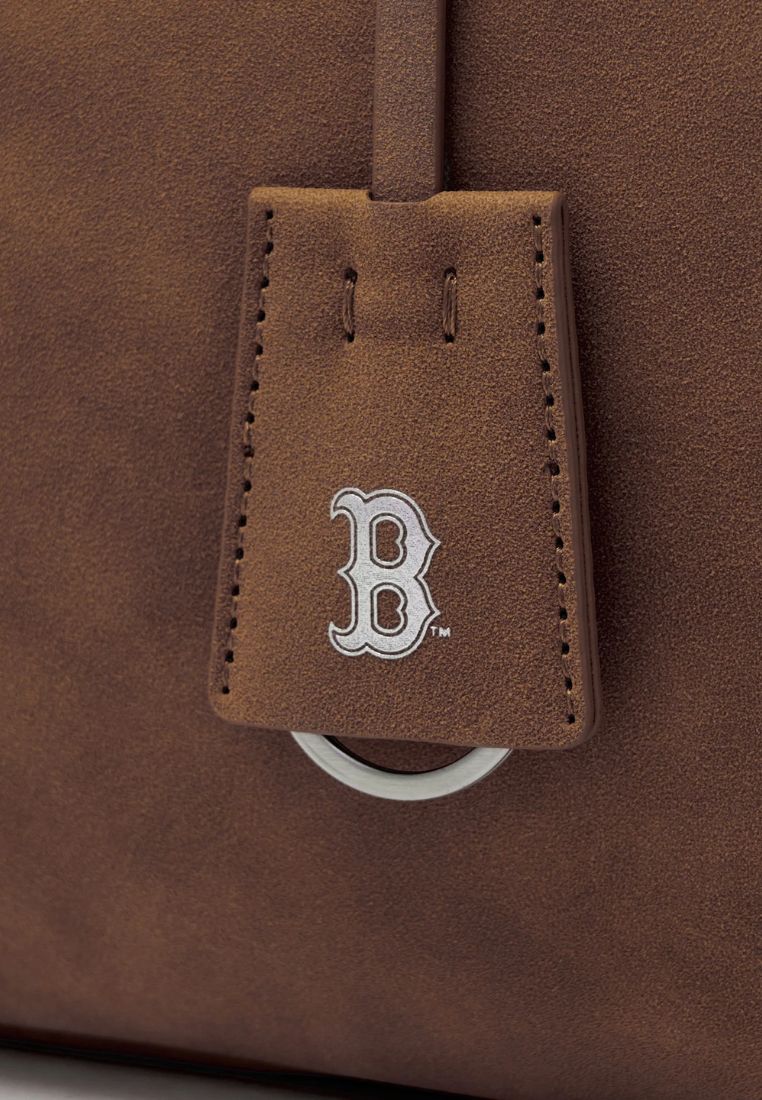 Basic Pallet Square Tote Bag Boston Red Sox Brown