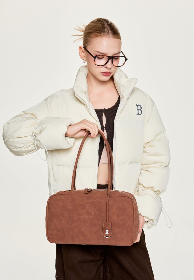 Basic Pallet Square Tote Bag Boston Red Sox Brown