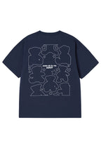 Bear Doll Line Archive Short Sleeve T-Shirt Dark Navy