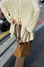Boat Shopper Washed Light Brown