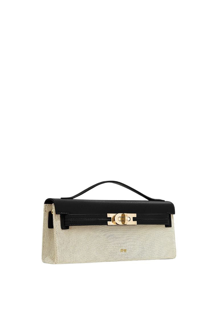 Bria Structured Top Handle Bag - Black Canvas
