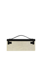 Bria Structured Top Handle Bag - Black Canvas