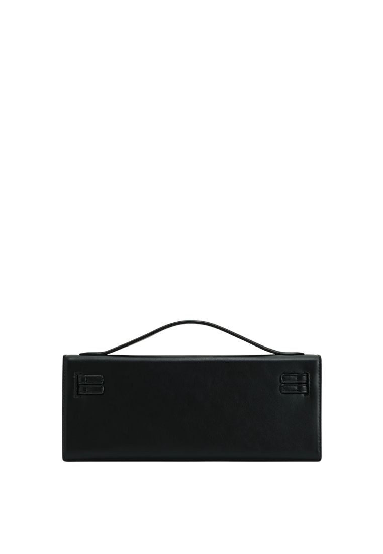Bria Structured Top Handle Bag - Black