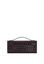 Bria Structured Top Handle Bag - Dark Red