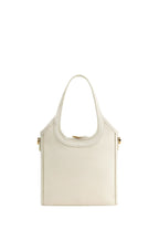 Brooke Mini Belted Embellished Orchid Beaded Top Handle Bag - Ivory