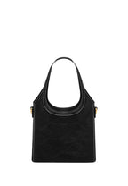 Brooke Mini Belted Embellished Top Handle Bag - Black