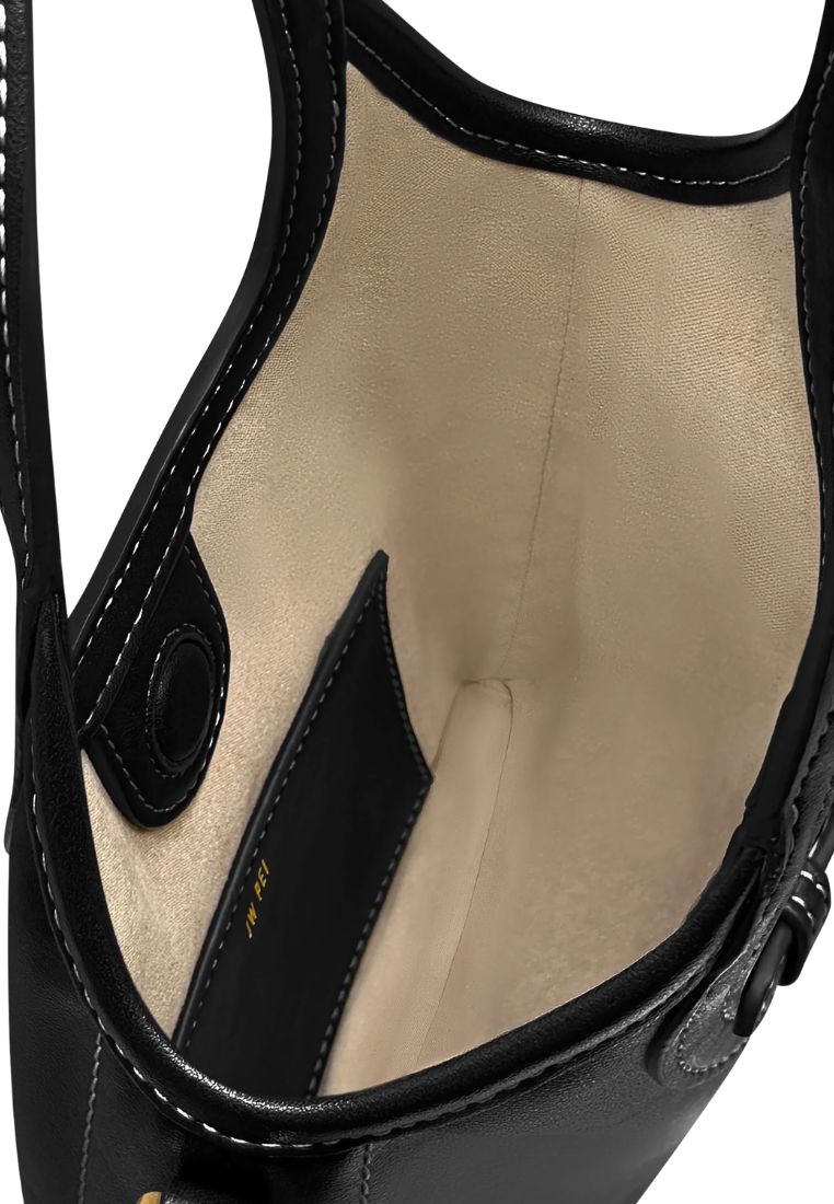 Brooke Mini Belted Embellished Top Handle Bag - Black
