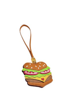 Burger Bag Charm – Brown