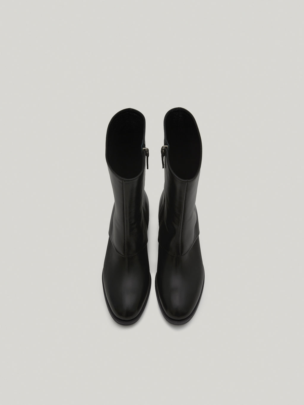 CAPE MIDDLE BOOTS soft black