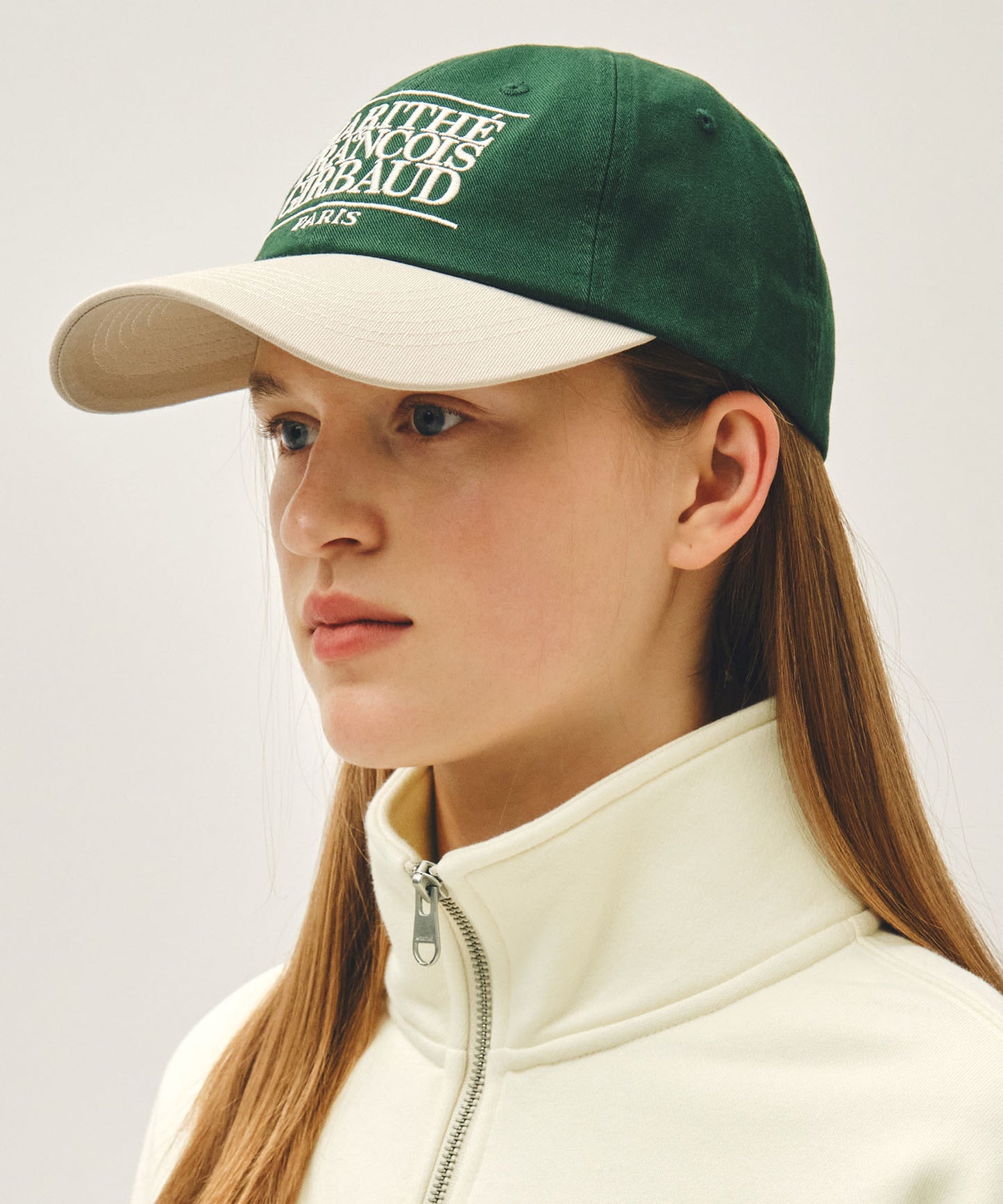 CLASSIC LOGO 6PANEL COLOR BLOCK CAP beige