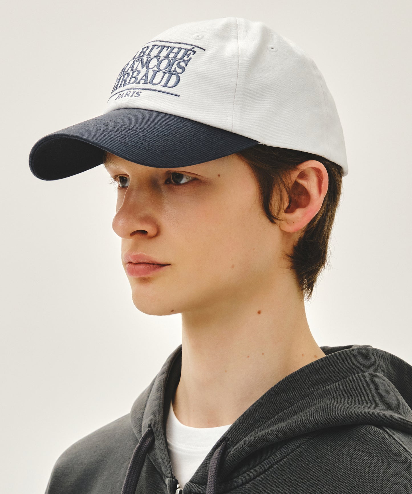 CLASSIC LOGO 6PANEL COLOR BLOCK CAP dark gray