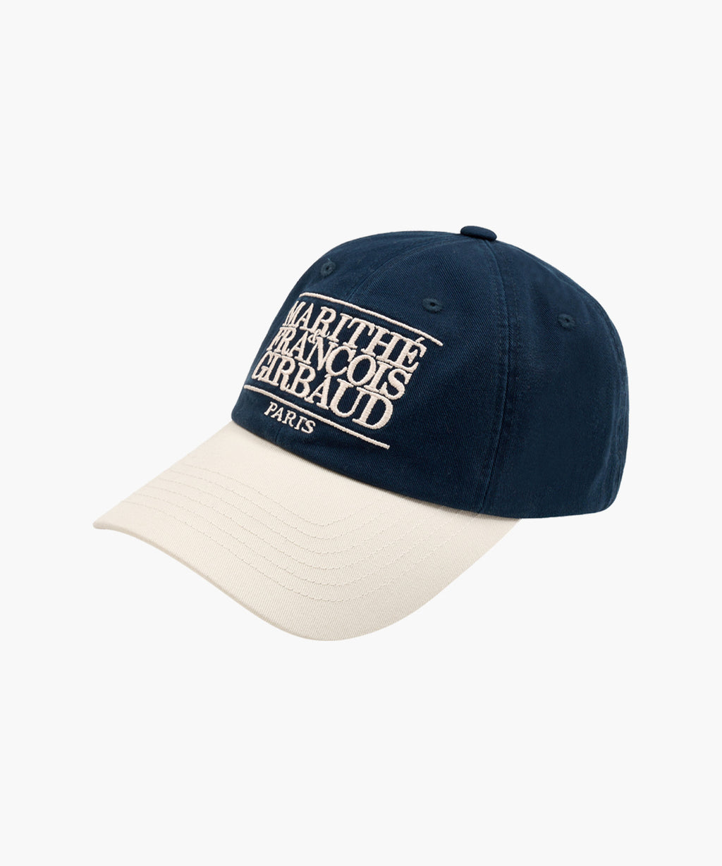 CLASSIC LOGO 6PANEL COLOR BLOCK CAP ivory