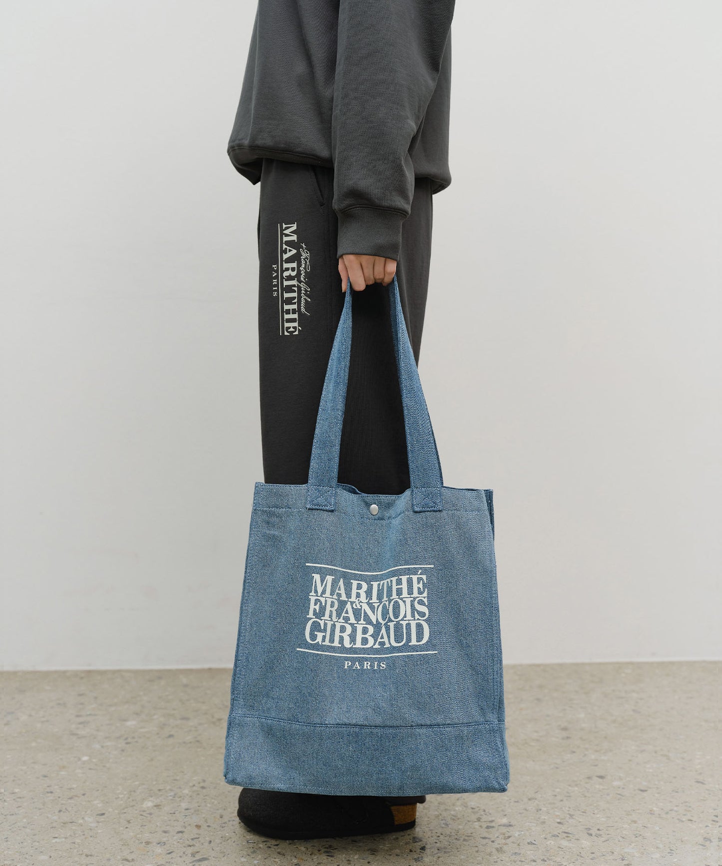 CLASSIC LOGO BIG SHOPPER BAG light blue
