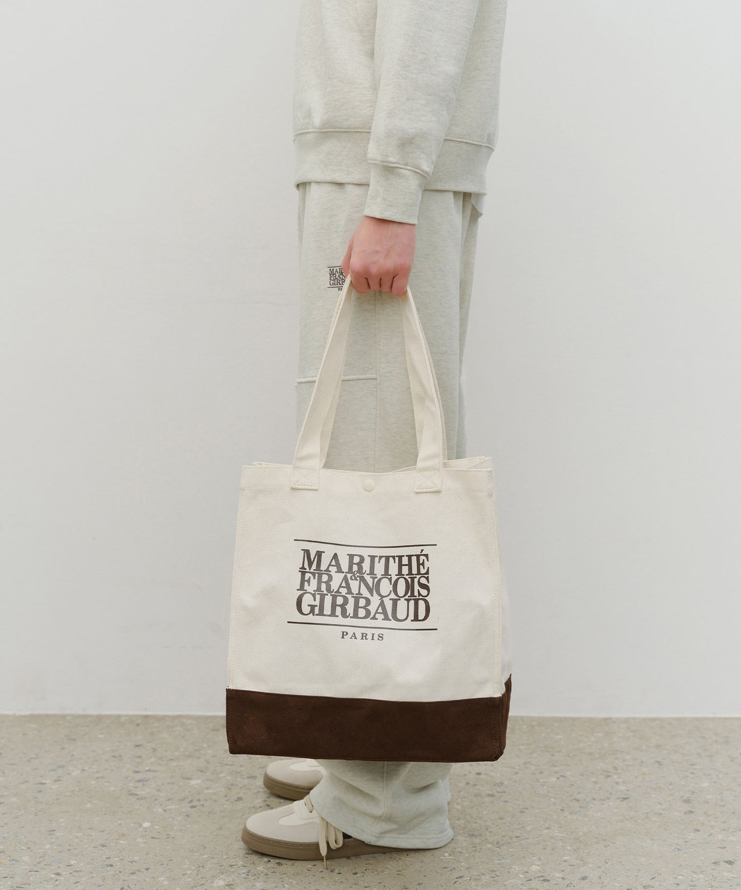 CLASSIC LOGO BIG SHOPPER BAG natural
