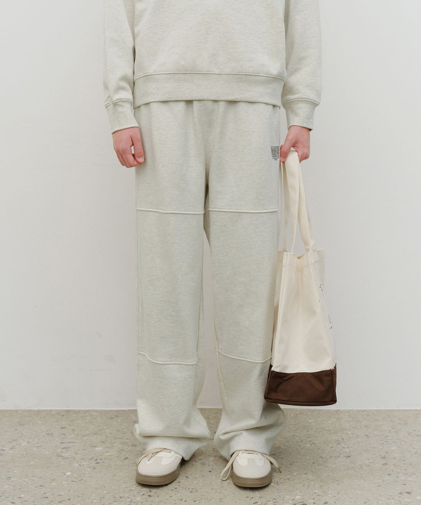 CLASSIC LOGO BIG SHOPPER BAG natural