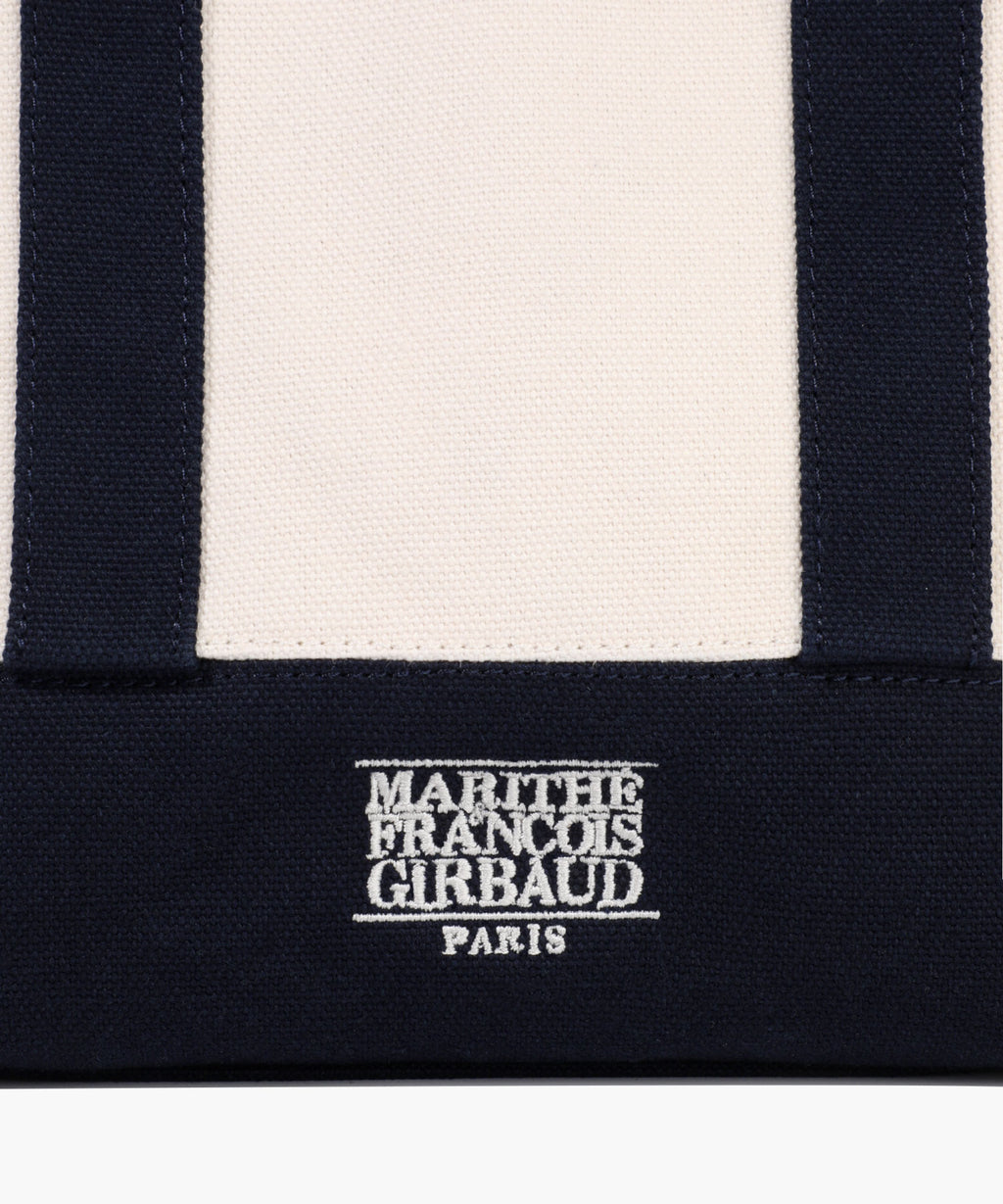 CLASSIC LOGO EMBROIDERY CANVAS TOTE BAG natural
