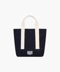 CLASSIC LOGO EMBROIDERY CANVAS TOTE BAG navy