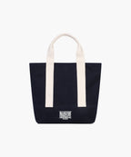 CLASSIC LOGO EMBROIDERY CANVAS TOTE BAG navy