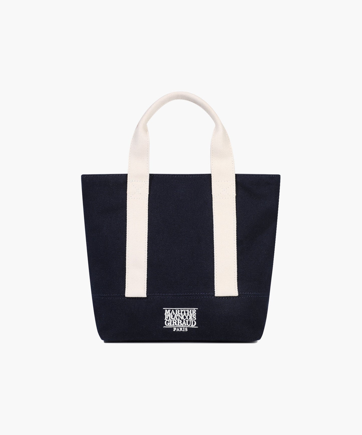 CLASSIC LOGO EMBROIDERY CANVAS TOTE BAG navy