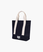 CLASSIC LOGO EMBROIDERY CANVAS TOTE BAG navy