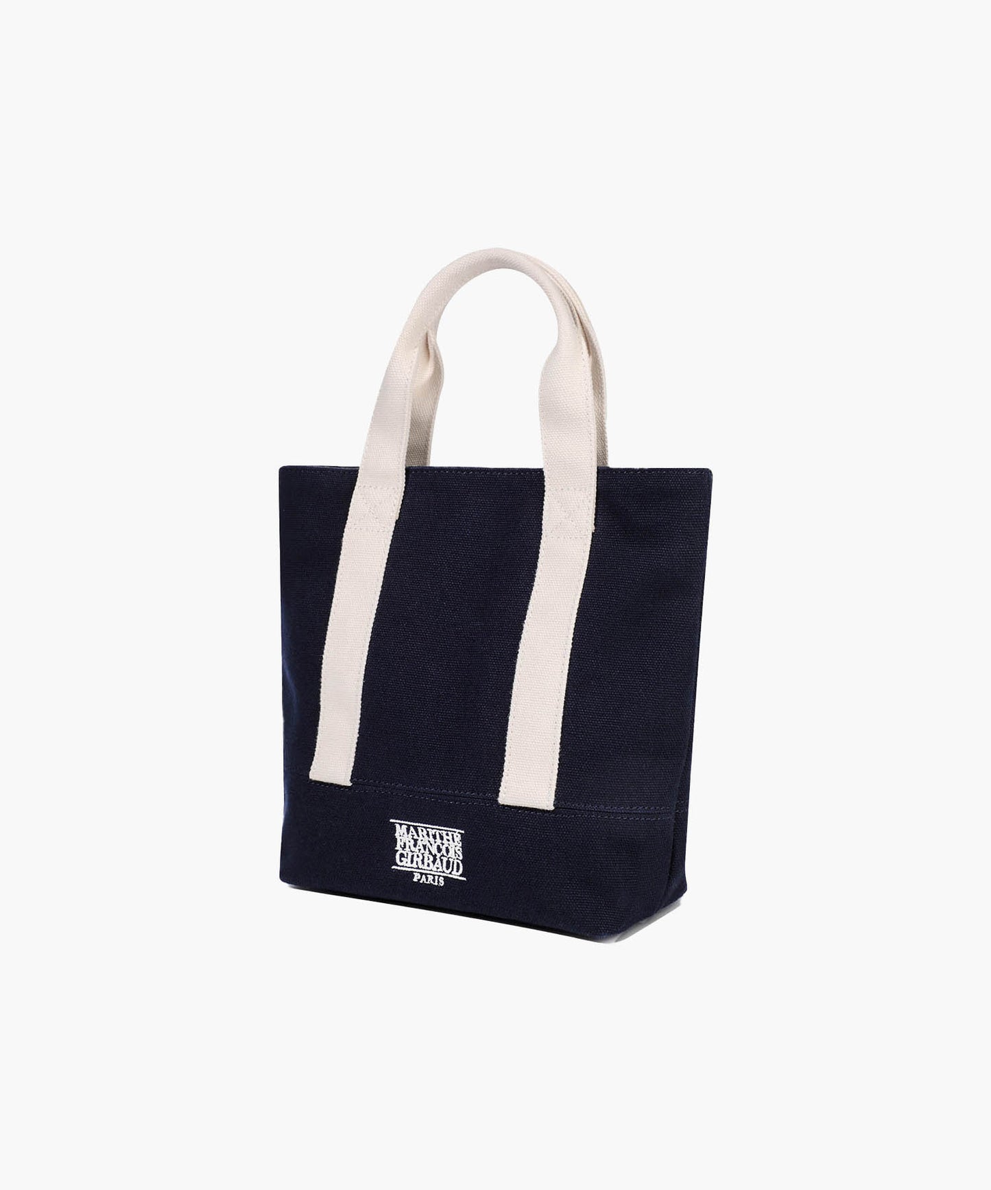 CLASSIC LOGO EMBROIDERY CANVAS TOTE BAG navy
