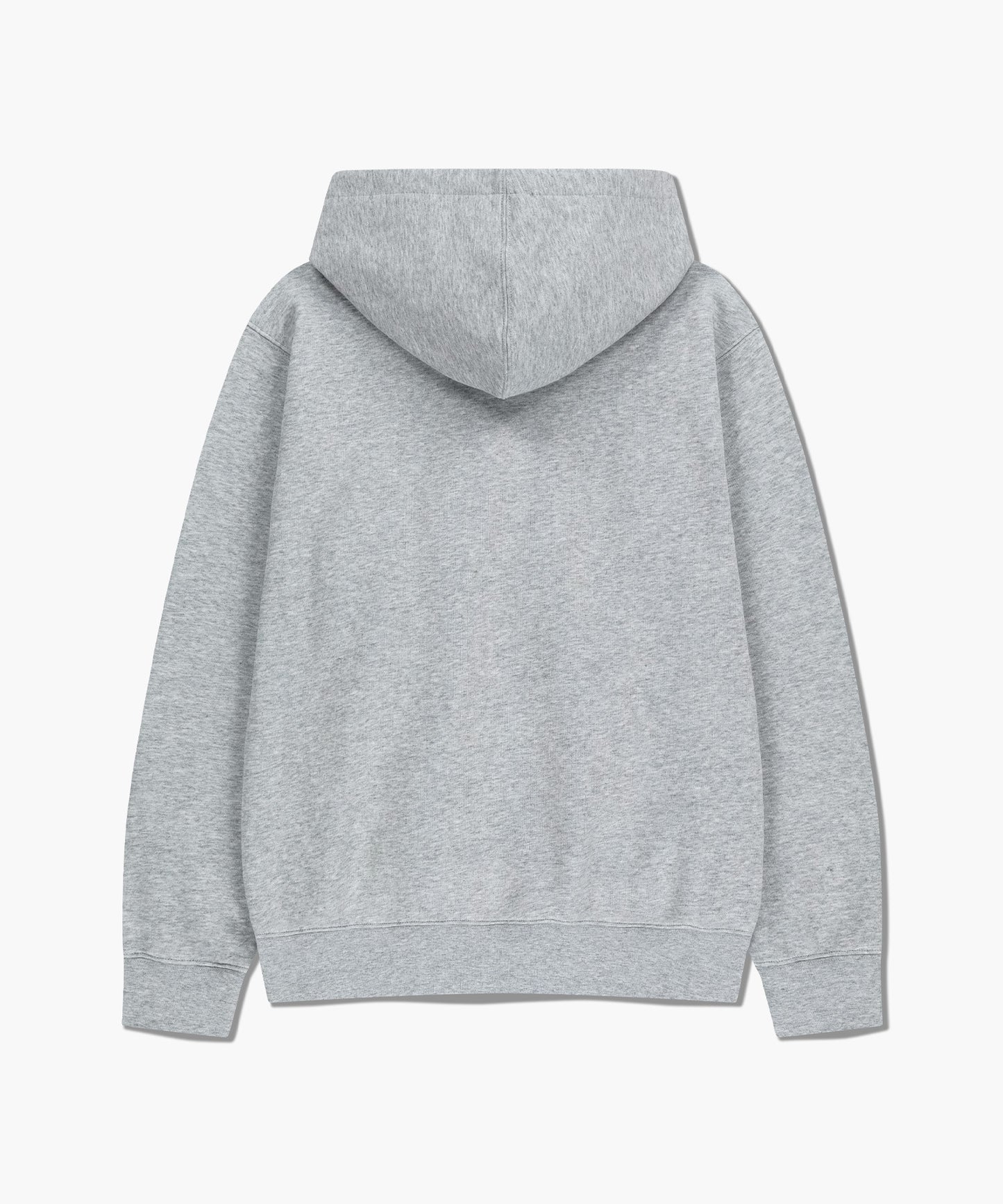 CLASSIC LOGO EMBROIDERY HOODIE (BRUSHED) heather gray