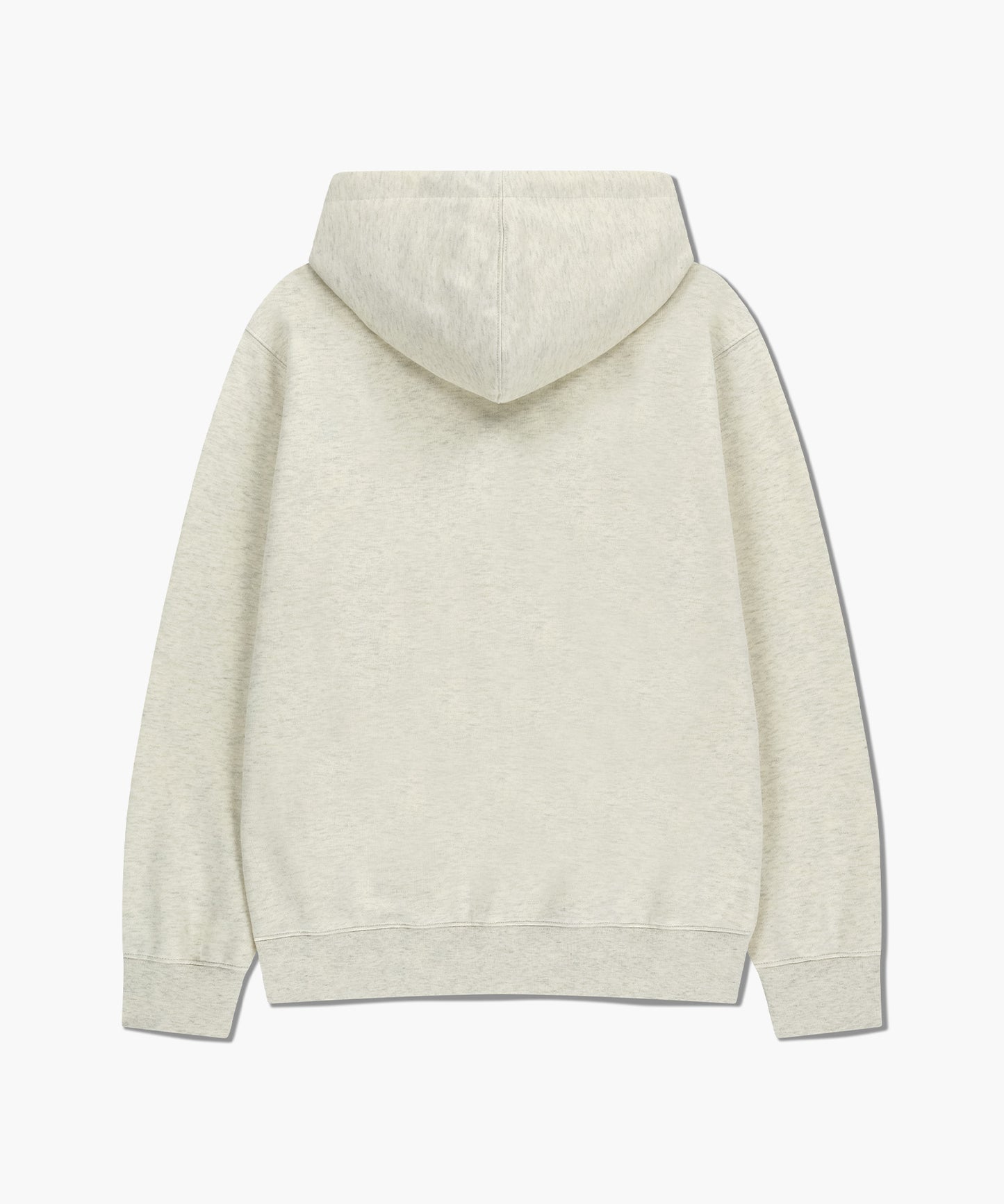 CLASSIC LOGO EMBROIDERY HOODIE (BRUSHED) oatmeal