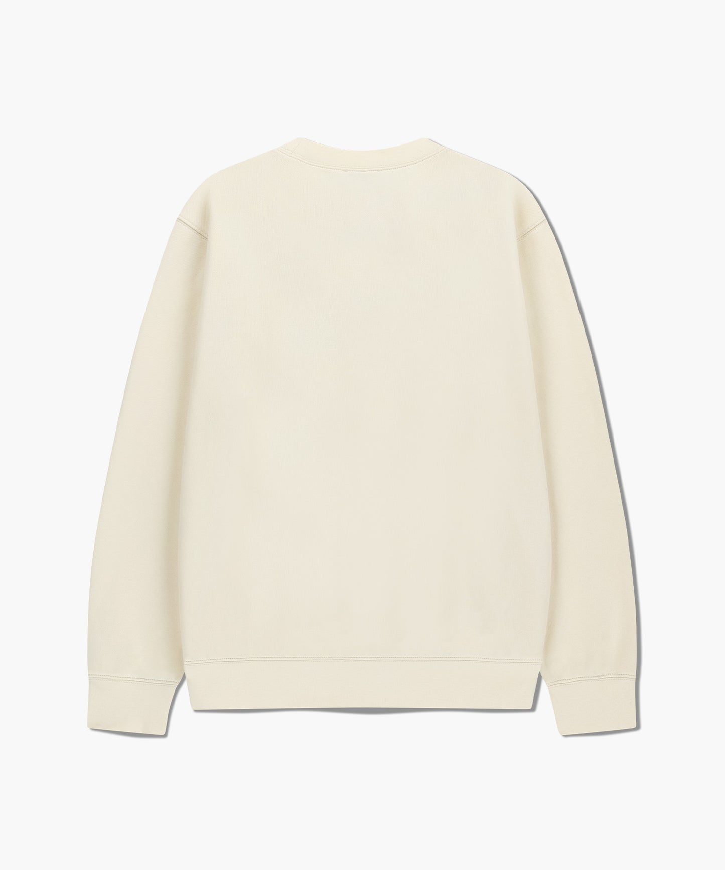 CLASSIC LOGO EMBROIDERY SWEATSHIRT (BRUSHED) cream