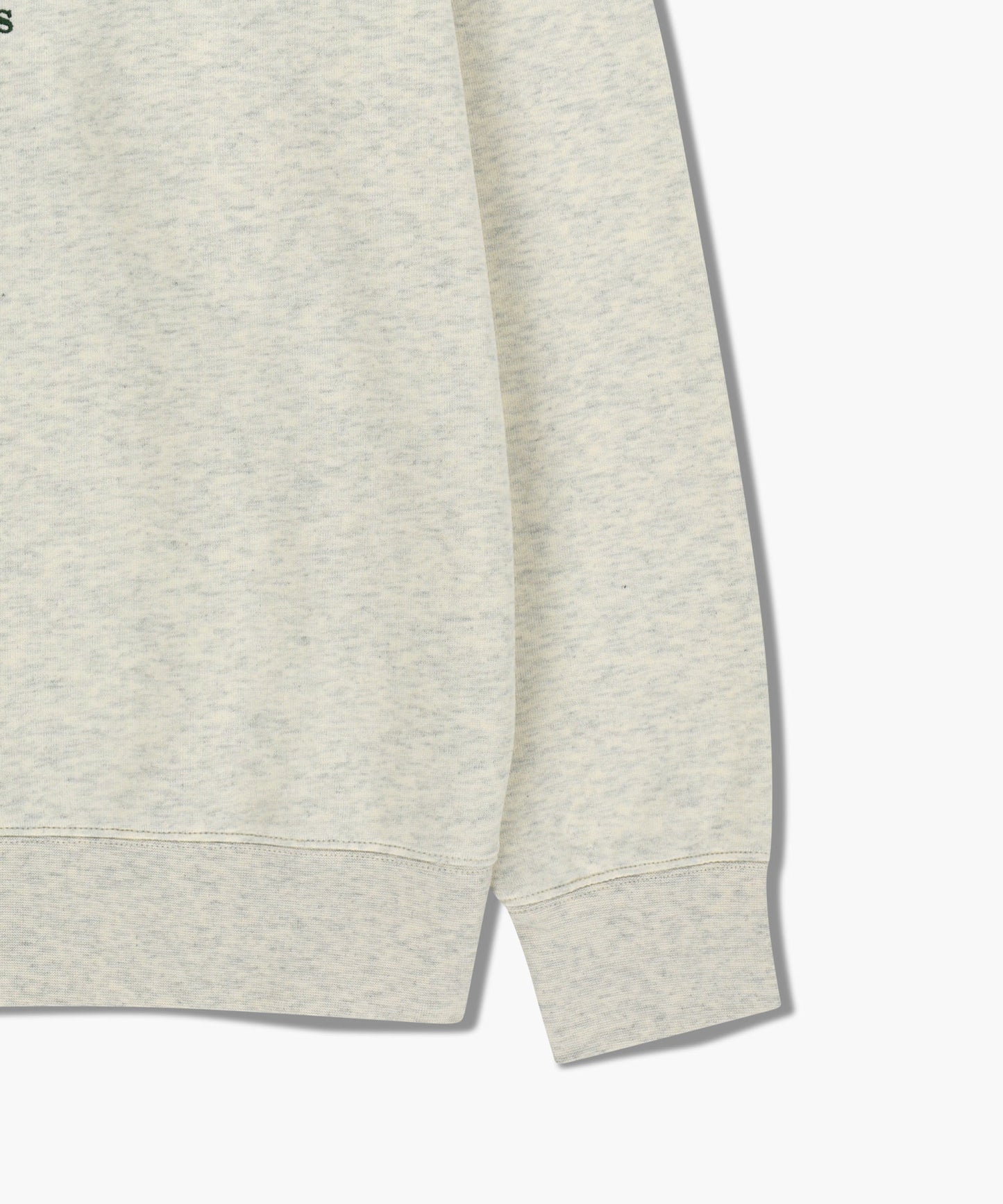 CLASSIC LOGO EMBROIDERY SWEATSHIRT (BRUSHED) oatmeal