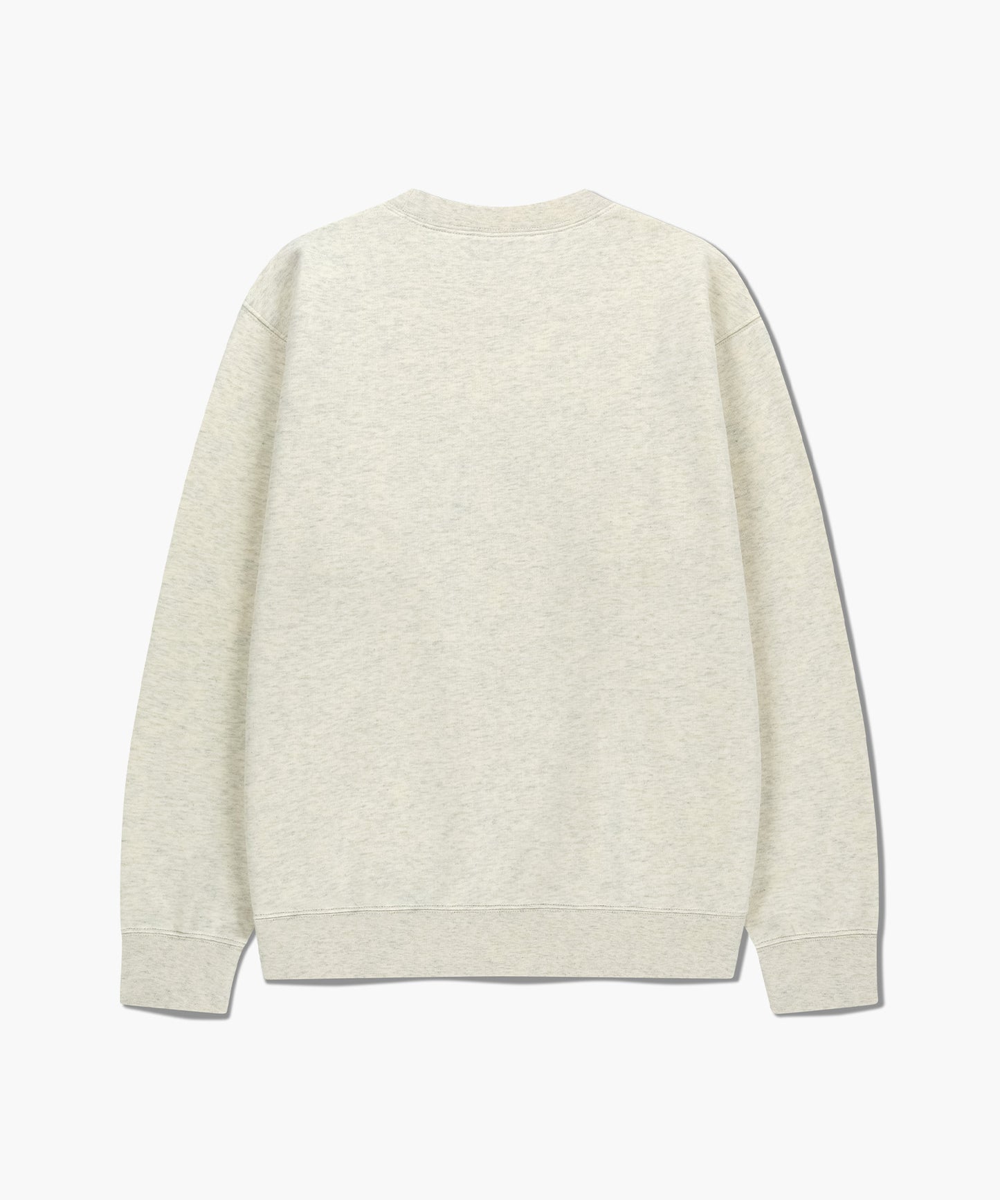 CLASSIC LOGO EMBROIDERY SWEATSHIRT (BRUSHED) oatmeal