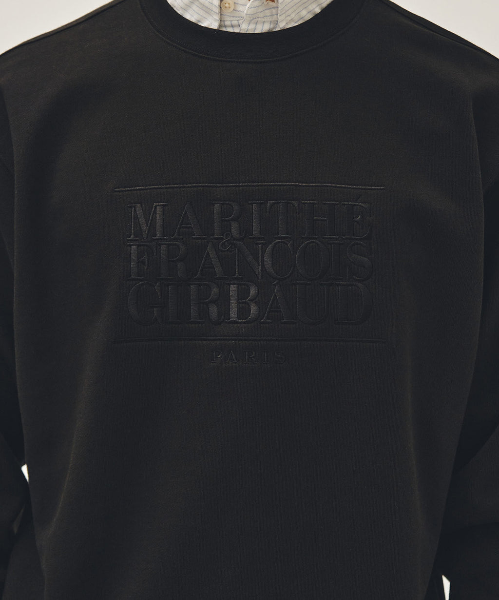 CLASSIC LOGO EMBROIDERY SWEATSHIRT black black