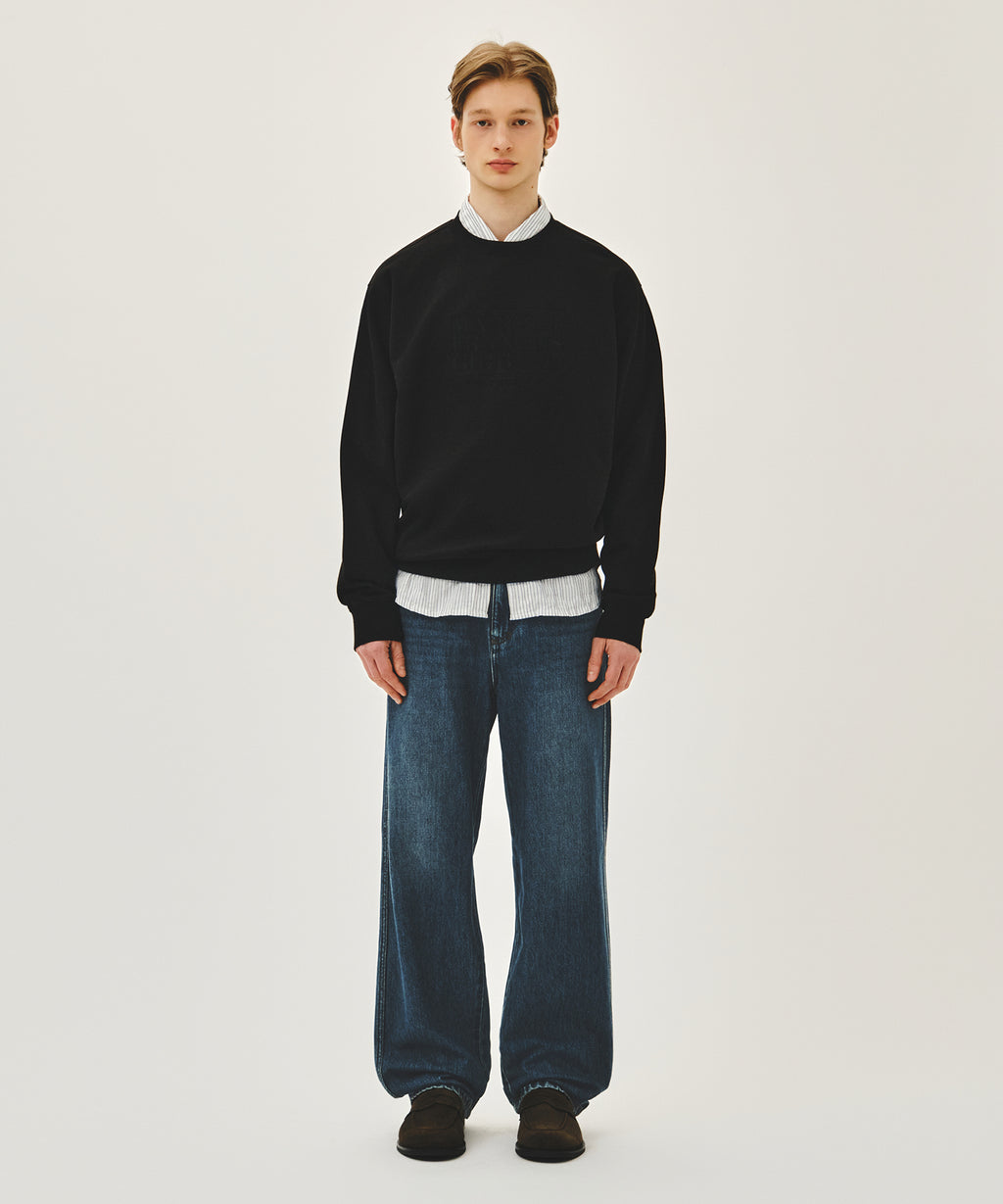 CLASSIC LOGO EMBROIDERY SWEATSHIRT black black