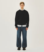 CLASSIC LOGO EMBROIDERY SWEATSHIRT black black