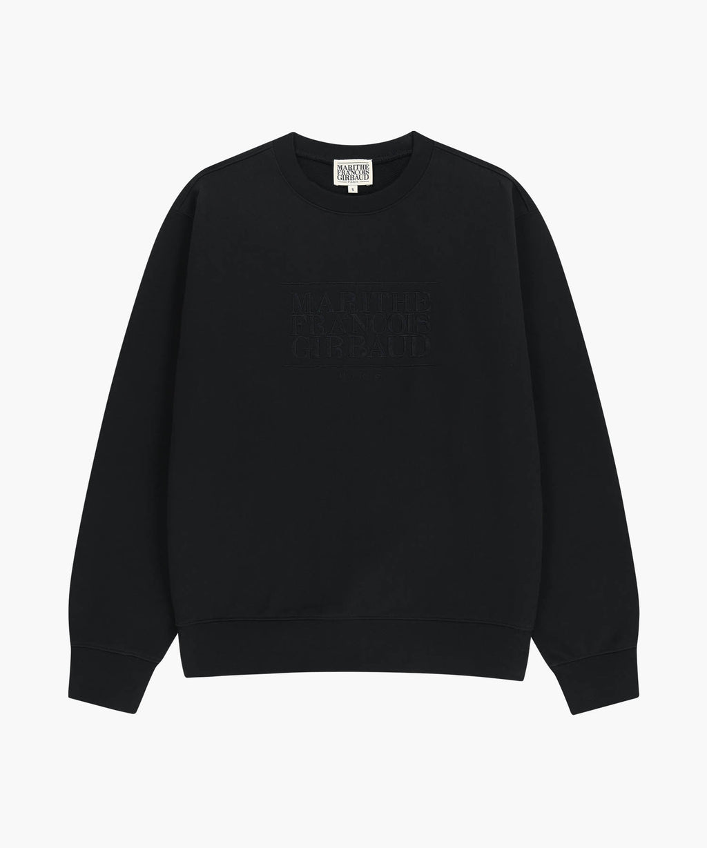 CLASSIC LOGO EMBROIDERY SWEATSHIRT black black