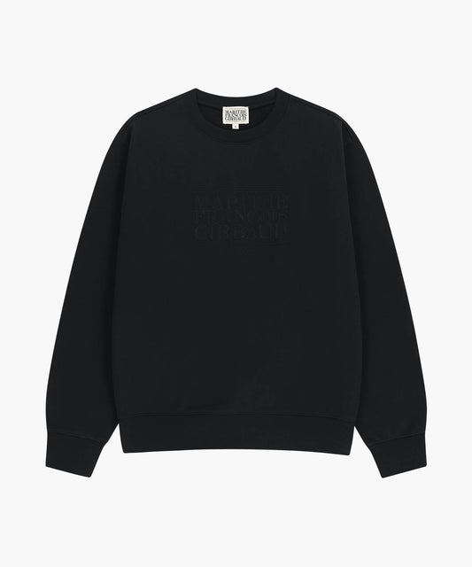 CLASSIC LOGO EMBROIDERY SWEATSHIRT black black