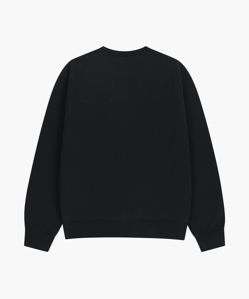 CLASSIC LOGO EMBROIDERY SWEATSHIRT black black