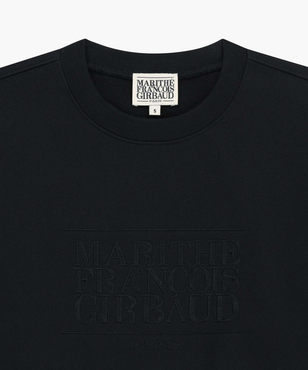 CLASSIC LOGO EMBROIDERY SWEATSHIRT black black