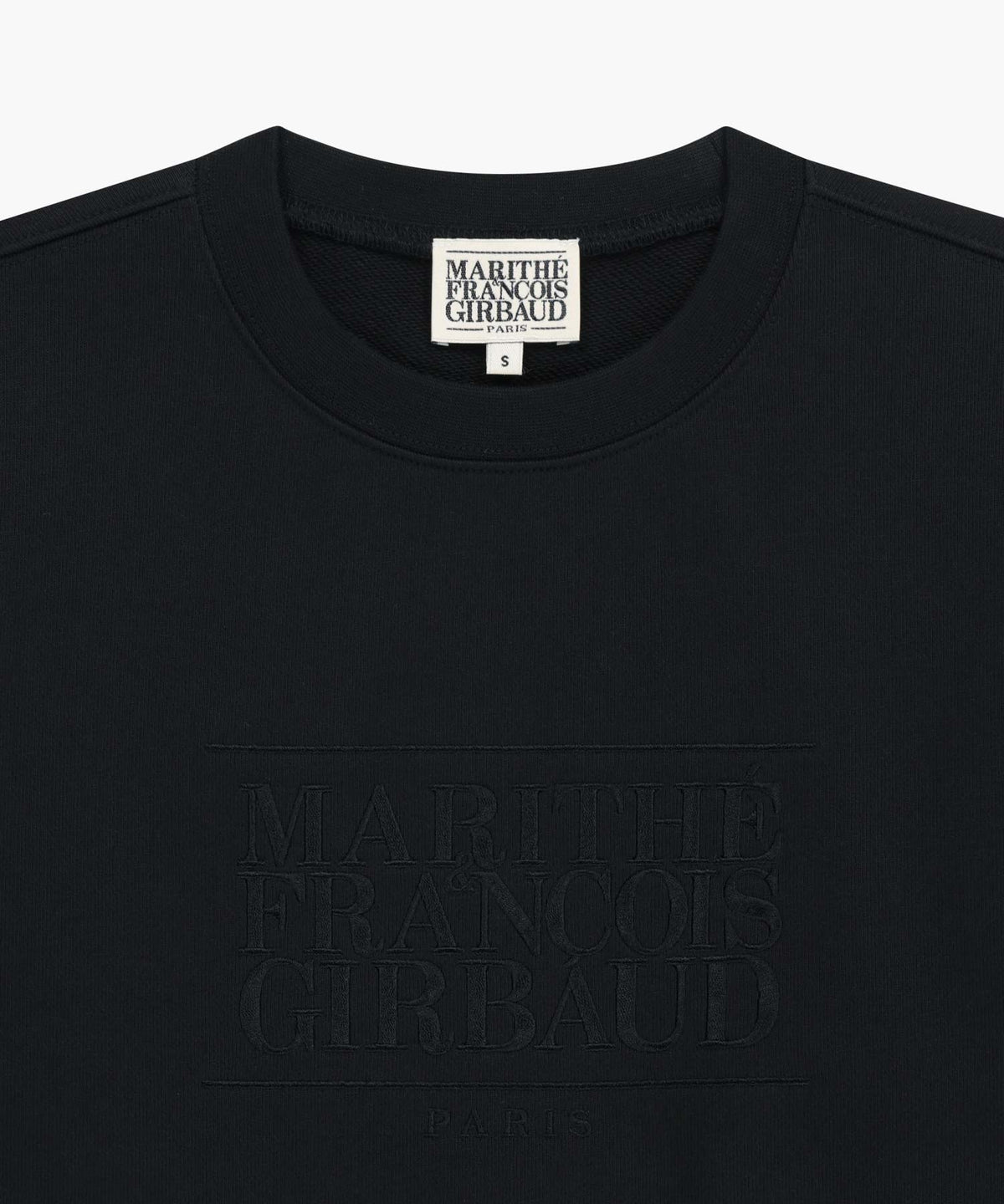 CLASSIC LOGO EMBROIDERY SWEATSHIRT black black