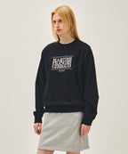 CLASSIC LOGO EMBROIDERY SWEATSHIRT navy