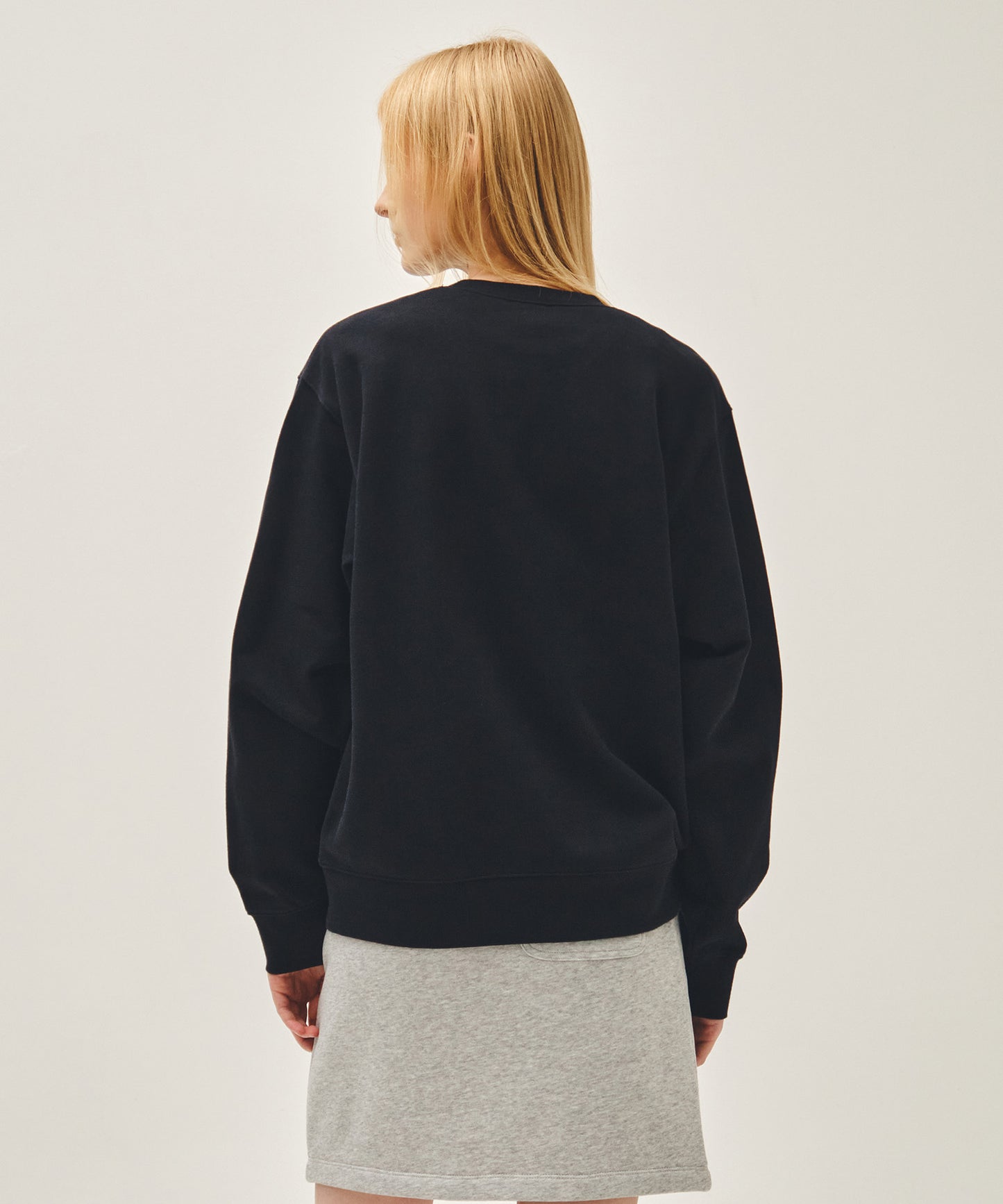 CLASSIC LOGO EMBROIDERY SWEATSHIRT navy