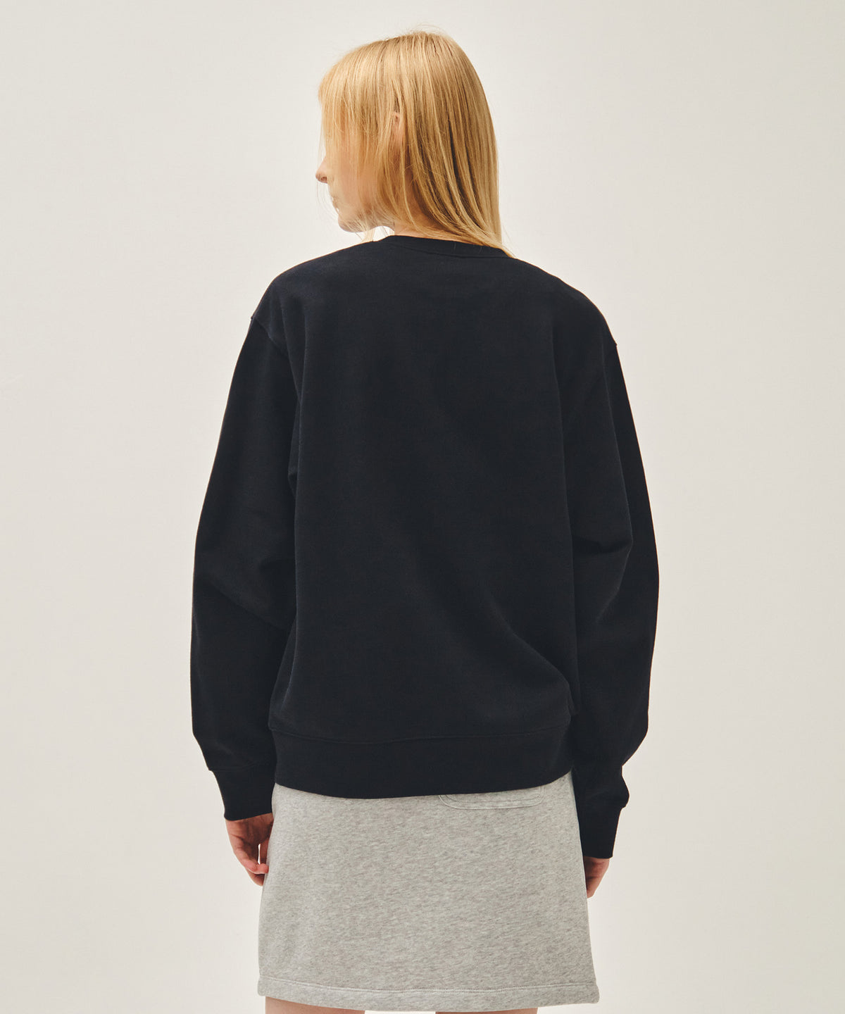 CLASSIC LOGO EMBROIDERY SWEATSHIRT navy