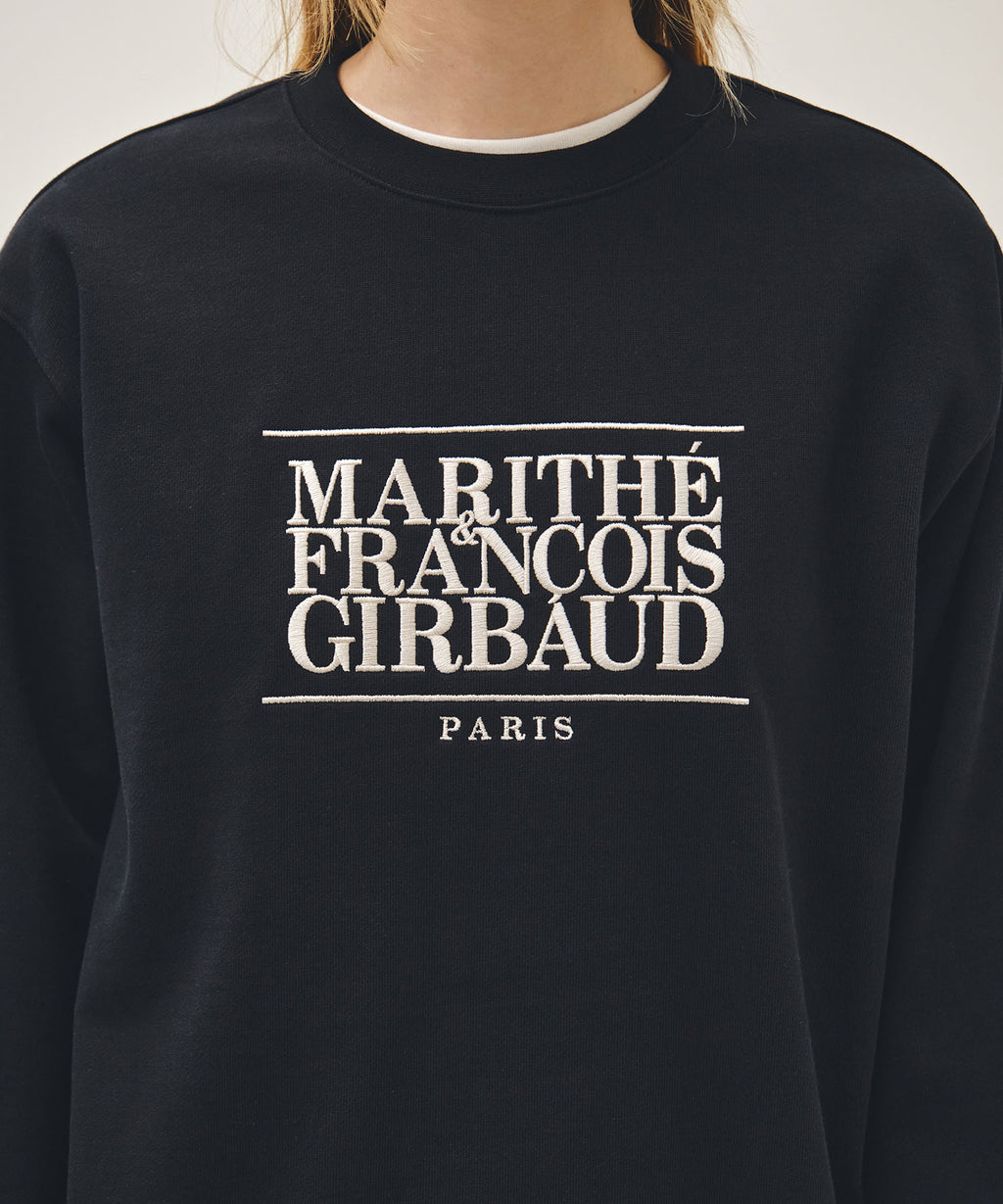 CLASSIC LOGO EMBROIDERY SWEATSHIRT navy